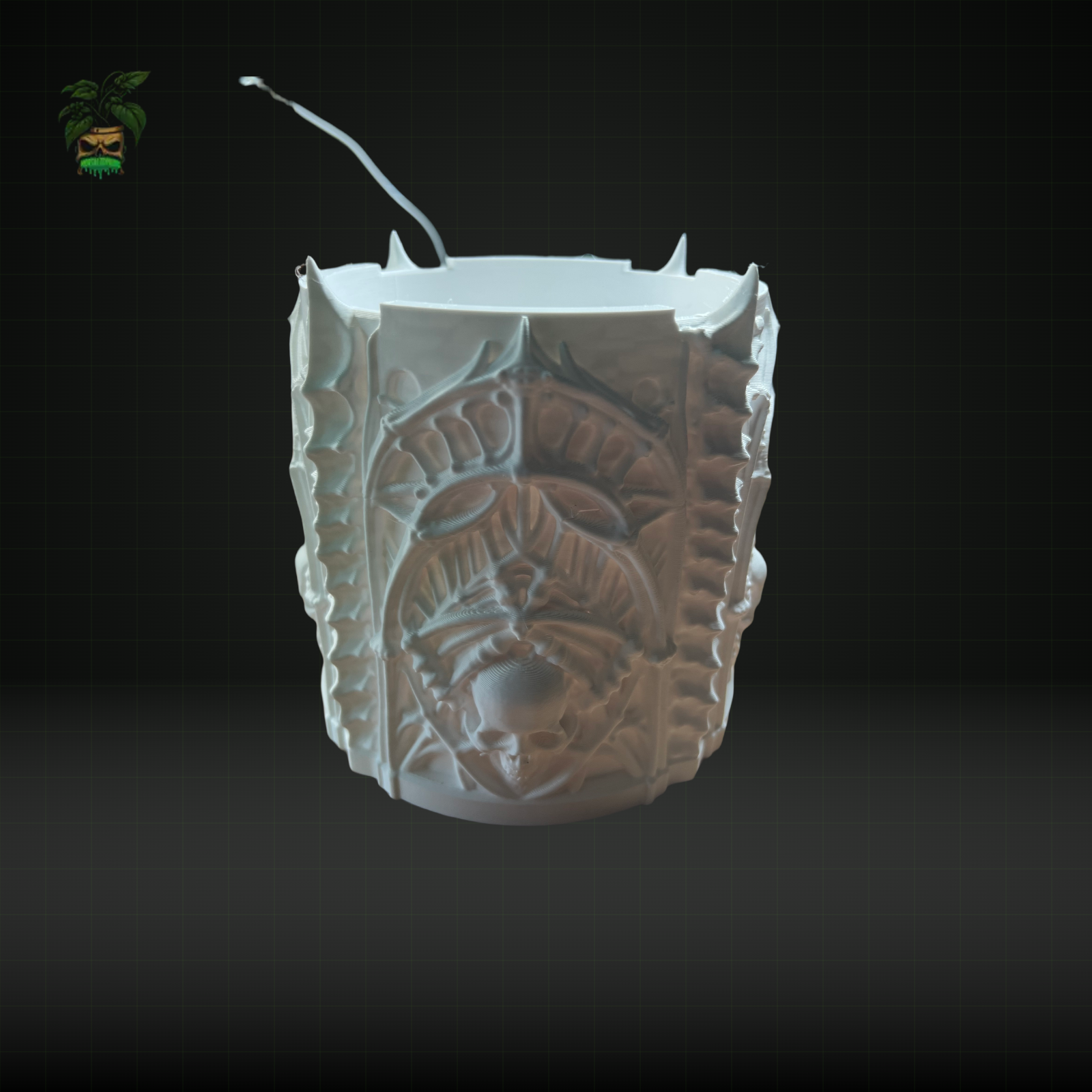 802 - Intricate 3D-Printed Decorative Pot