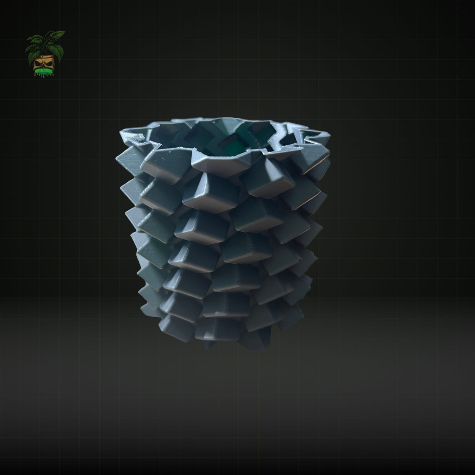 807 - Unique 3D-Printed Decorative Pot
